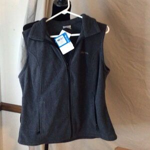 Columbia Women's Charcoal Fleece Vest